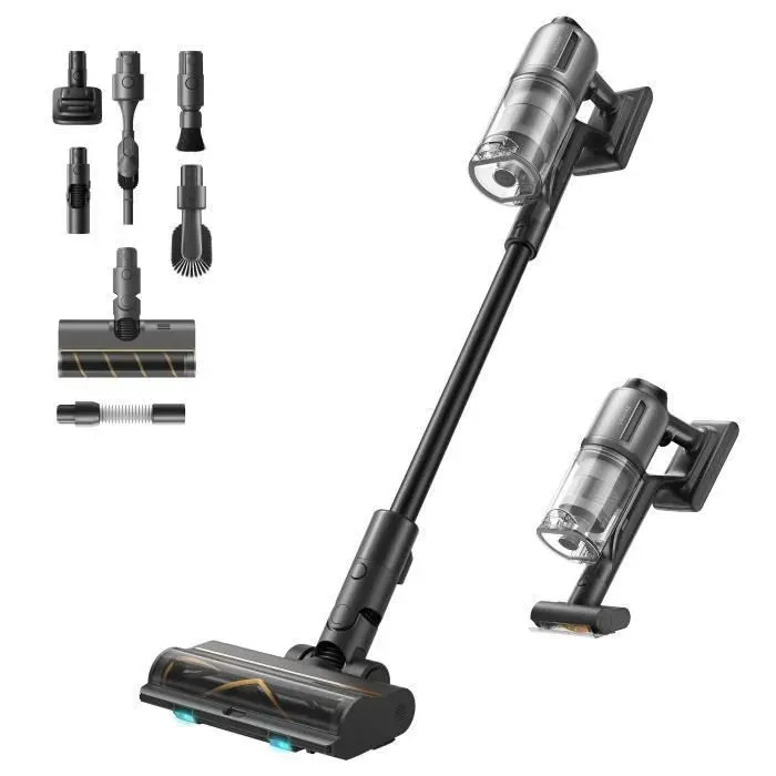 dreame Z30 Aspirateur Balai sans Fil 28 kPa / 310 AW Moteur Haute Vitesse Autonomie 90 Min Technologie de Détection de Poussière