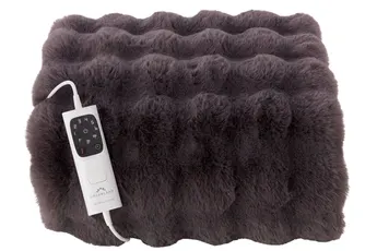 Dreamland - Couverture Chauffante Hygge Days Cloudy Gris 6t 160x120 — vue 2