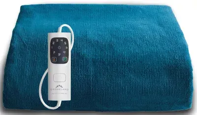 Dreamland - Couverture Chauffante Snuggle Up Bleu Vert 6t 160x120