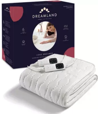 Dreamland - Surmatelas Chauffant Cosy Dreamer Coton Double 6t 150x160