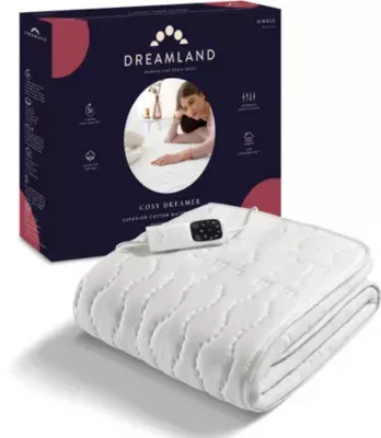 Dreamland - Surmatelas Chauffant Cosy Dreamer Coton Simple 6t 150x80
