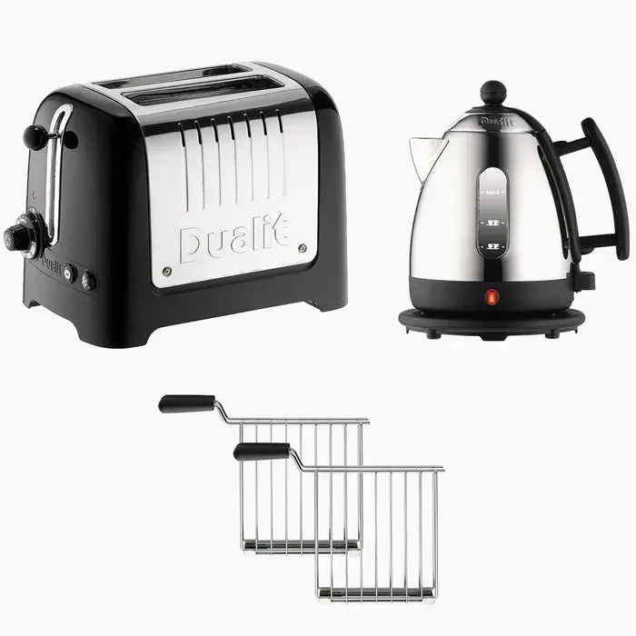Dualit Pack grille-pain 2 fentes et cage + bouilloire - 10138