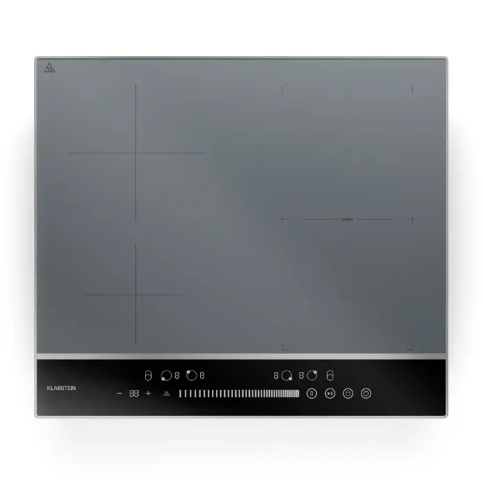 DualTone 60cm Plaque à Induction 4 Feux Argent
