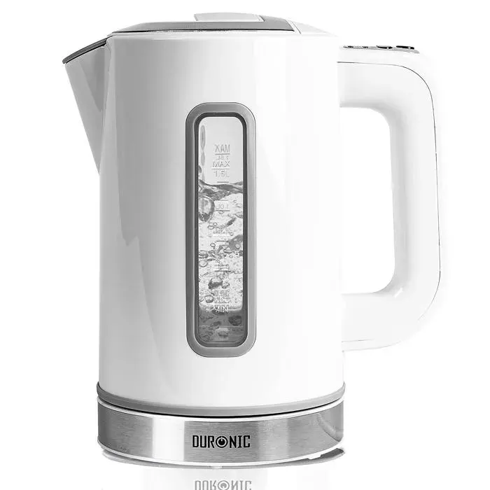 Duronic EK30 WE Bouilloire électrique 15L de 3000W Choix de la température 40° 60° 80° 100° Maintien au chaud Chauffe rapidement