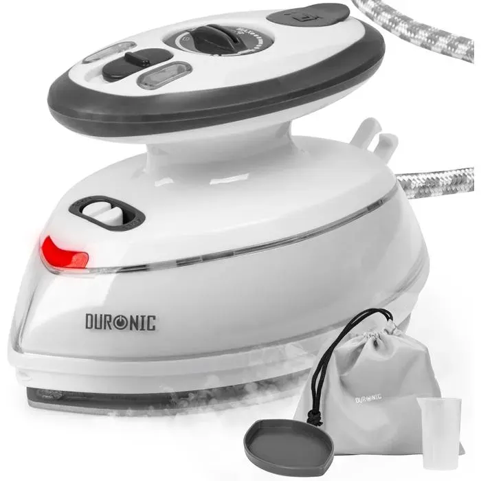 Duronic SI3 WE Fer à repasser à vapeur de voyage 400W Léger et compact 495g Idéal pour les déplacements Convient pour crafts et