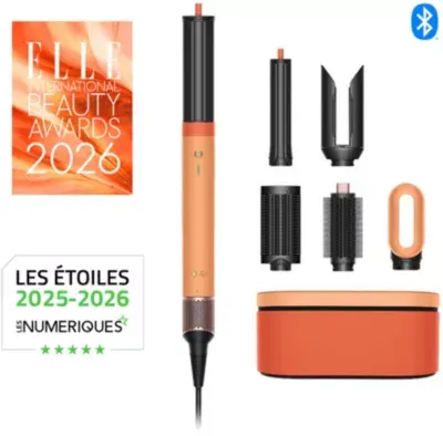 Dyson - Fer Multistyle Airwrap Co-Anda 2x Cheveux Raides À Ondulés Céramique Abricot