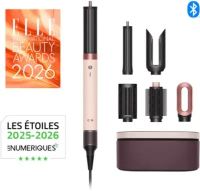 Dyson - Fer Multistyle Airwrap Co-Anda 2x Cheveux Raides À Ondulés Rose Céramique