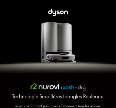 Dyson - Robot Aspirateur Laveur R2 Nurovi Wash & Dry — vue 4