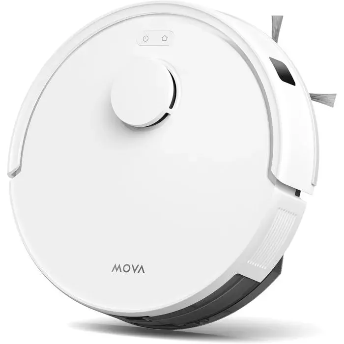 E20 Robot Aspirateur LaveurLdsPuissance DAspiration De 5 000 PaAspirateur Et Mop 2-En-1Corps Compact
