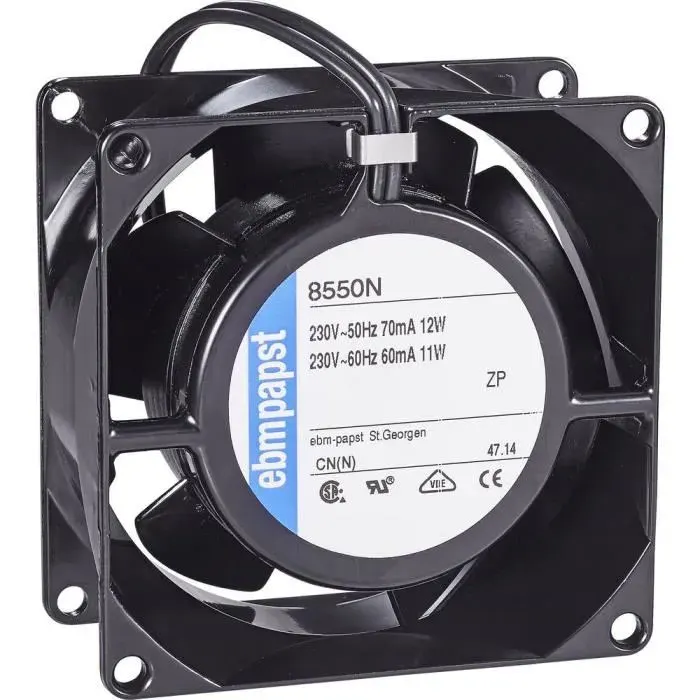 EBM Papst 8550 N Ventilateur axial 230 V-AC 50 m³-h (L x l x H) 80 x 80 x 38 mm