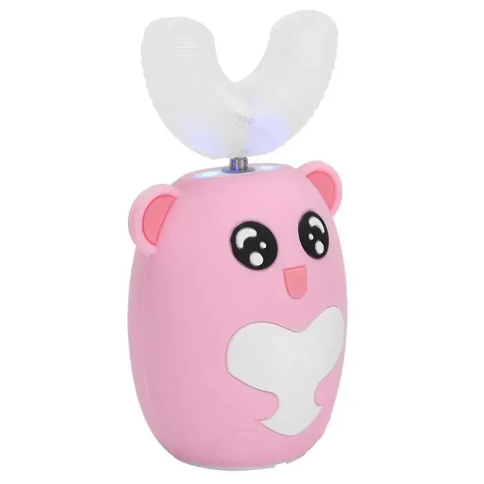 EBTOOLS brosse à dents en U Brosse à dents électrique en forme de U brosse de nettoyage des dents pour les enfants de 2 à 12 ans