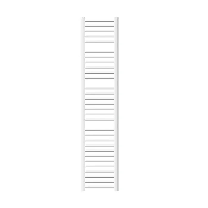 ECD Germany Radiateur Porte Serviettes mural droit 300 x 1800 mm blanc avec connexion latérale - pas électrique