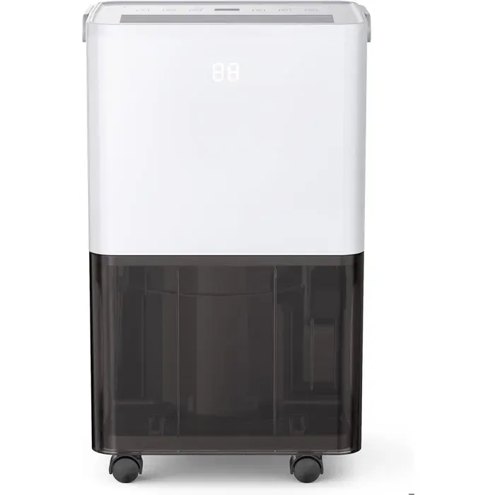 EDENDIRECT Déshumidificateur dair Silencieux 10L/Jour Pour Max 15㎡ Fonction de déshumidification Purification Sèchage du linge