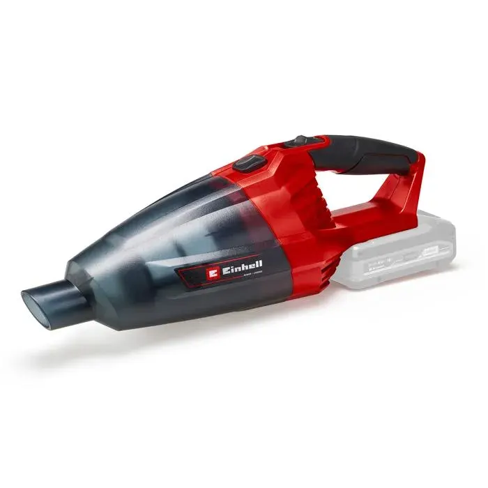Einhell Aspirateur à main sans fil TE-VC 18 Li Solo -PXC (18V Bac 540ml) Livré sans Batterie ni Chargeur