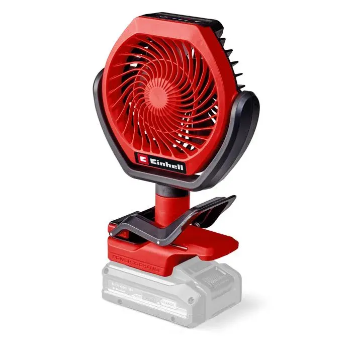 Einhell Ventilateur sans Fil GC-CF 18/110 Li-Solo PXC (18V 3 Niveaux de Vitesse) Livré sans Batterie ni Chargeur