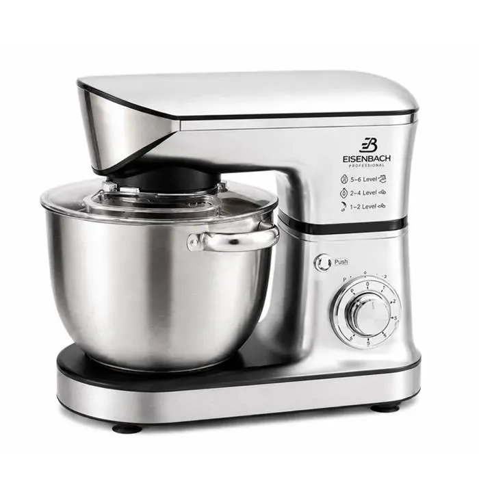Eisenbach Robot Pâtissier 9 L 2500 W Bol Inox Pétrissage Fouet Mélange Inox