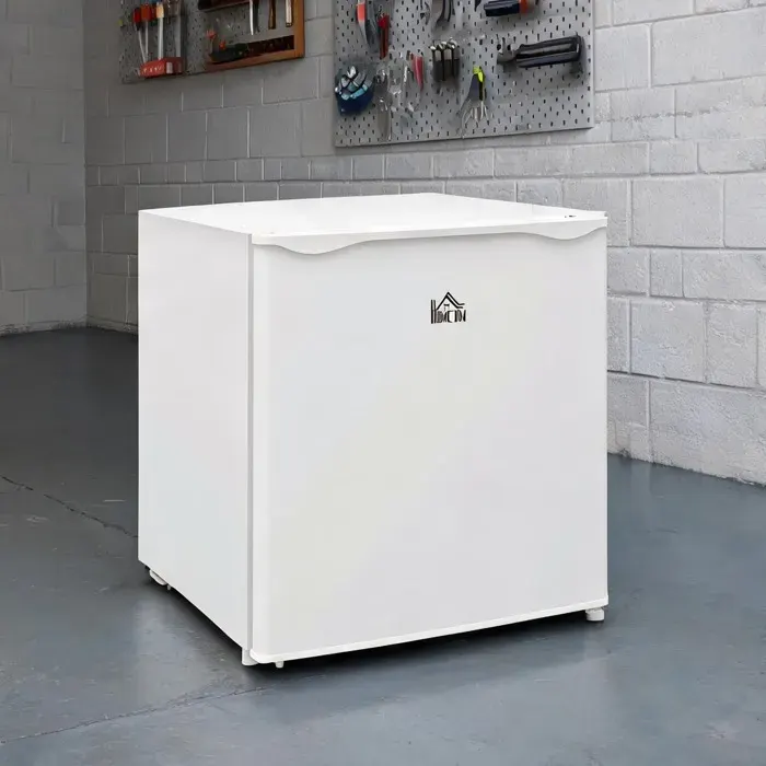 Electrical Appliances with Blanc Acier pairing 18.5 x 17.4 x 19.2 in with Congélateur coffre compact 35 litres - réglable -14