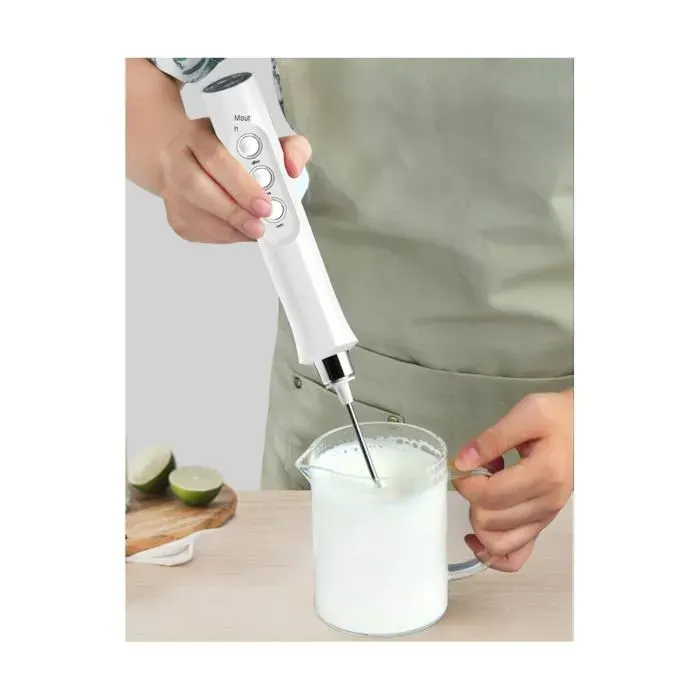 ÉLectrique Mousseur à Lait MéLangeur Batteur à Oeufs Agitateur de Cuisine Café Cappuccino CréMier Fouet MéLangeur CREAM MACHINE