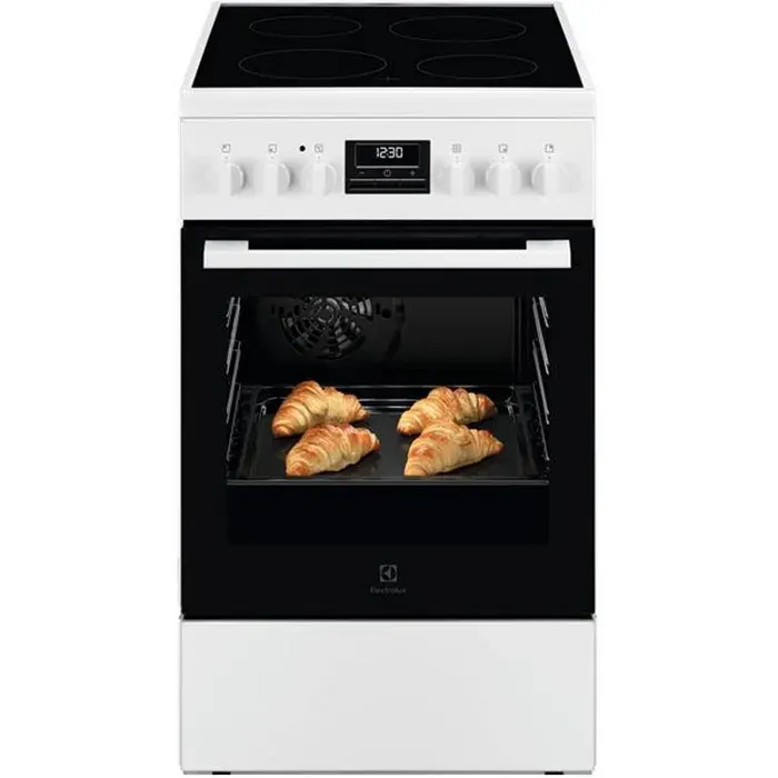 Electrolux Cuisinière vitrocéramique 57l 4 feux blanc - LKR524292W