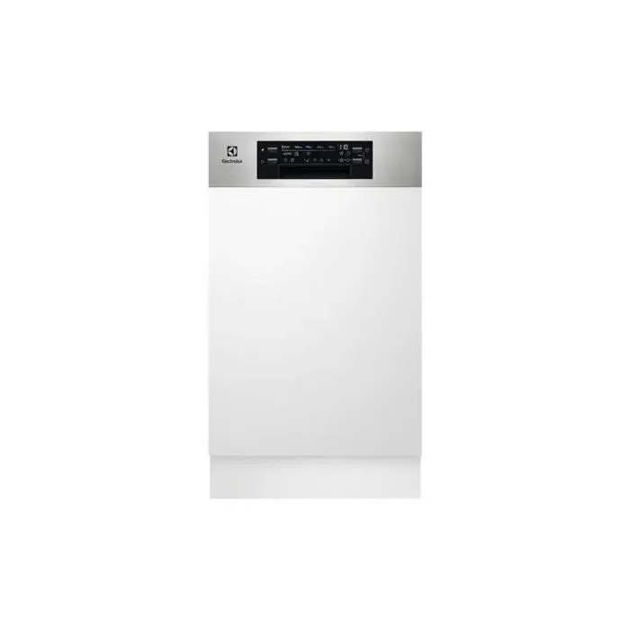 Electrolux EES42210IX - Lave-vaisselle intégrable compact 45 cm 9 couverts 44 dB panneau inox
