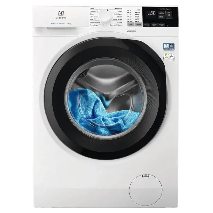 Electrolux Lave-linge frontal 8kg 1400 tours/min blanc - EW6F4943FA