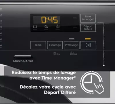 Electrolux - Lave Linge Hublot Ew6ee1041ab - 10,5 Kg - 1400 Tr/Min - Classe A - Moteur Induction — vue 8
