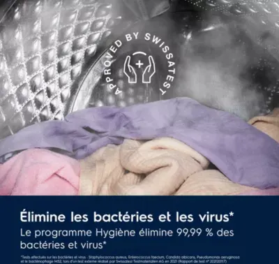 Electrolux - Lave Linge Hublot Ew6fi22914dg - 9 Kg - 1400 Tr/Min - Classe A - Moteur Induction — vue 7