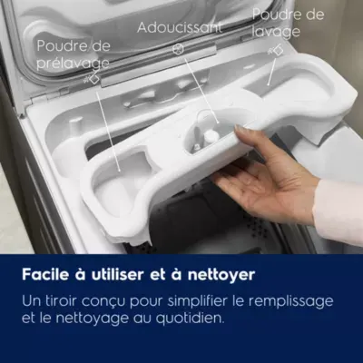 Electrolux - Lave Linge Top Ew6te612ba - 6 Kg - 1200 Tr/Min - Classe A - Moteur Induction — vue 5