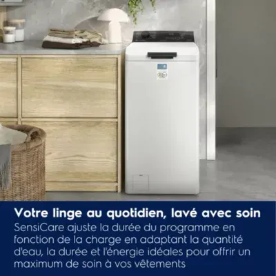 Electrolux - Lave Linge Top Ew6te612ba - 6 Kg - 1200 Tr/Min - Classe A - Moteur Induction — vue 7