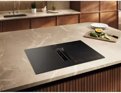 Electrolux - Plaque Induction Aspirante Kcc73443cz Saphirmatt® - Hotte Intégrée Et Résistante Aux Rayures — vue 8