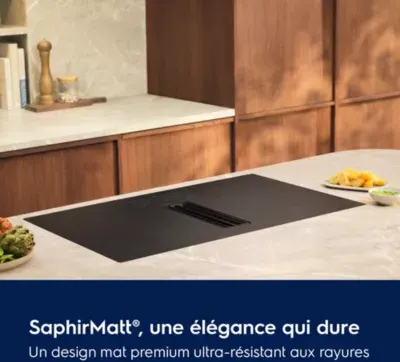 Electrolux - Plaque Induction Aspirante Kcc73443cz Saphirmatt® - Hotte Intégrée Et Résistante Aux Rayures — vue 6