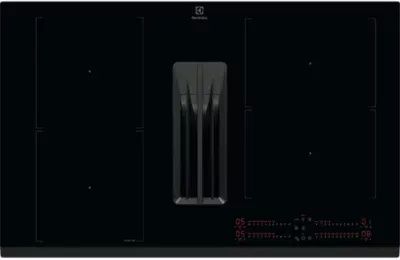 Electrolux - Plaque Induction Aspirante Kcc84440 - Hotte Centrale Intégrée 80cm
