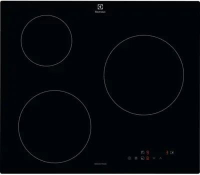 Electrolux - Plaque Induction Eib60320ck - 3 Foyers Noir 60cm