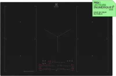 Electrolux - Plaque Induction Eis87553iz Saphirmatt® 80cm Résistante Aux Rayures Et Zone Flex