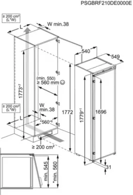 Electrolux - Réfrigérateur 1 Porte Encastrable Erd6de18s1 — vue 6