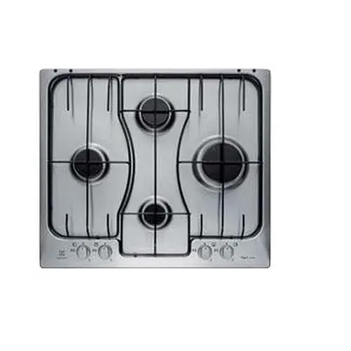 Electrolux RGG 6242 LOX Intégré Cuisinière à gaz Acier inoxydable Noir Acier inoxydable 1000 W 2000 W