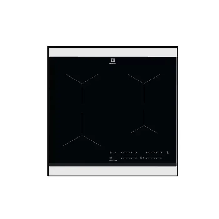 Electrolux Table de cuisson à induction 60cm 3 feux 7200w noir - EIT61443B-NEW