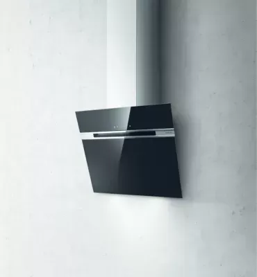 Elica - Hotte Décorative Murale Inclinée Stripe Bl/A/60/Lx — coloris Noir