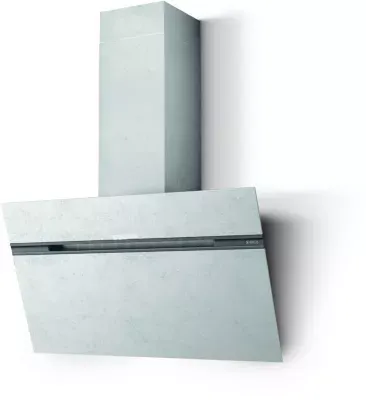 Elica - Hotte Décorative Murale Inclinée Stripe Urban Zinc/A/90