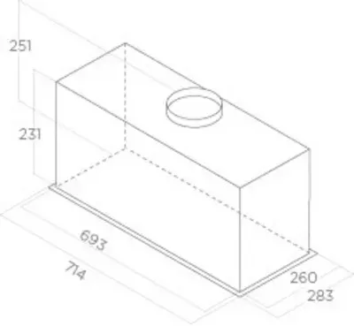 Elica - Hotte Encastrable Fold S Ix/A/72 — vue 6