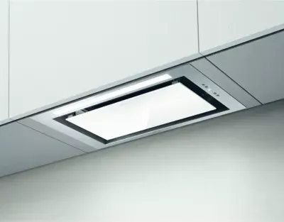 Elica - Hotte Encastrable Hidden Ixgl/A/60 Acier Inox + Verre Blanc — vue 3