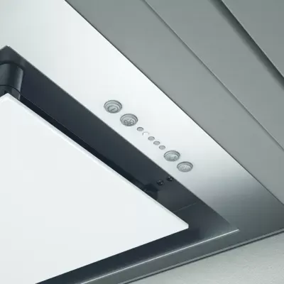 Elica - Hotte Encastrable Hidden Ixgl/A/60 Acier Inox + Verre Blanc — vue 4
