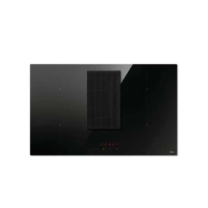Elica Table de cuisson aspirante induction 83cm 4 feux 7400w noir - PRF0210553