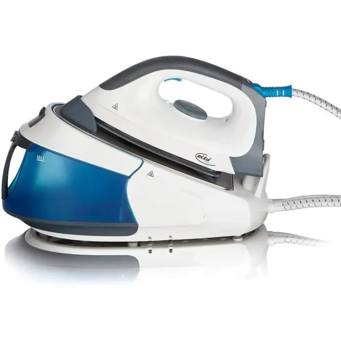 Elta Poste de Repassage à Vapeur SGS-2400 (Keramikbügelsohle Anti-tropf-funktion 18L en Continu Et Variable Vapeur 60g 35...