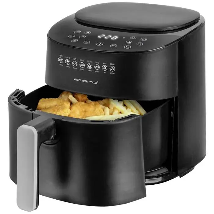 EMERIO AF-129369 Friteuse à air chaud 4.5 l 1300 W noir