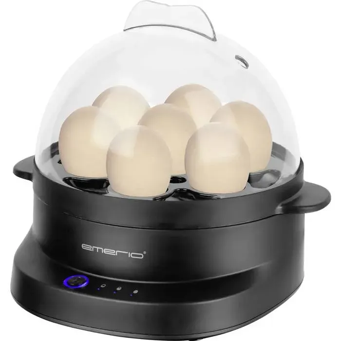 EMERIO EB-131811.1 Cuiseur à oeufs sans BPA noir