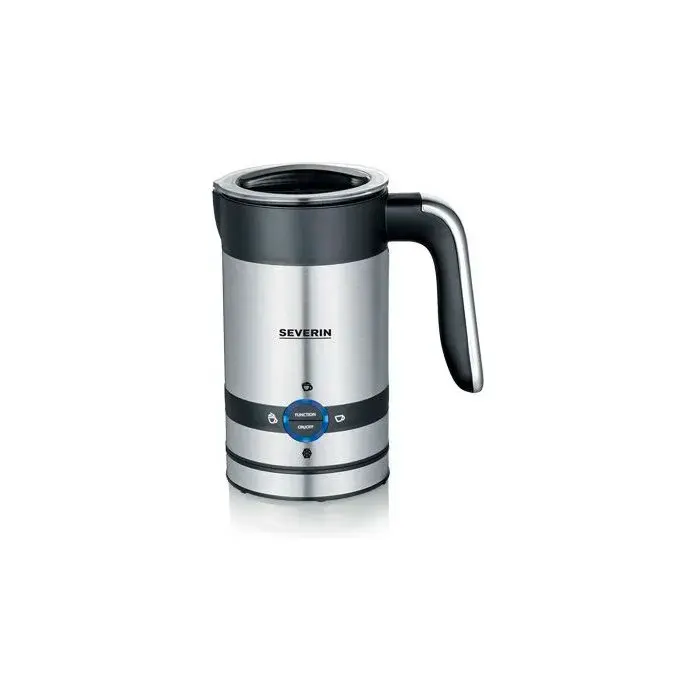 Emulsionneur de lait à induction - SEVERIN - SM3584 - Mousseur de lait chaud ou froid 200 ml en inox - 450 W - inox/noir