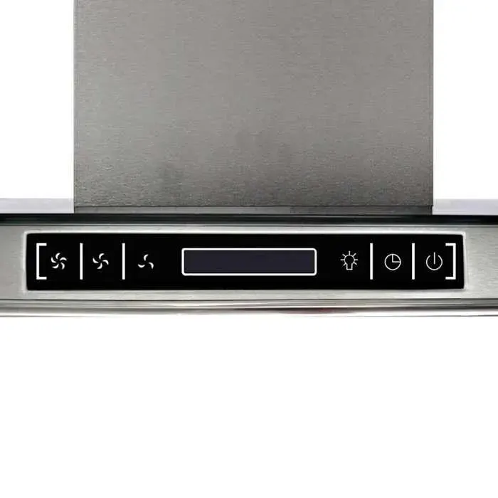 EN SOLDE*Meuble de cuisine -Hotte - MONNA - HOTTE ASPIRANTE - avec affichage LCD@572969