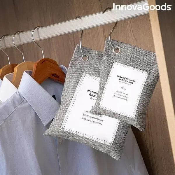 ENSEMBLE DE SACS PURIFICATEURS D’AIR AVEC CHARBON ACTIF BACOAL INNOVAGOODS (PACK DE 2)