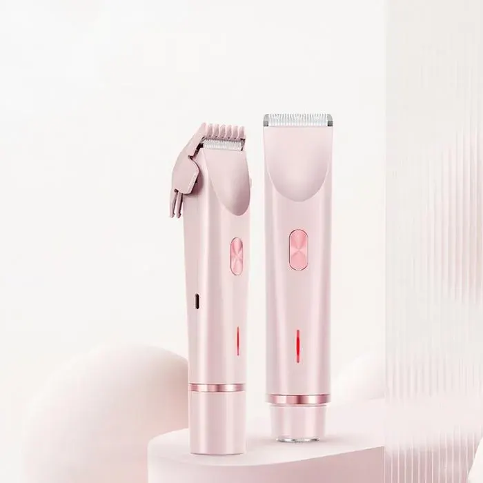 Épilateur à double tête - ULISEM - Épilation complète du corps - Utilisation humide et sèche - Lavable